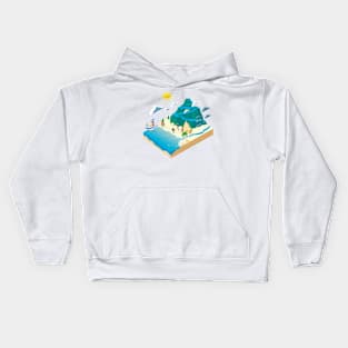 The Great Exploration of Mendigo Island Kids Hoodie